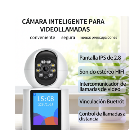 Cámara de Seguridad Inteligente WiFi Control desde el Móvil