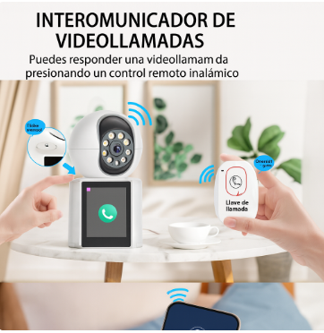 Cámara de Seguridad Inteligente WiFi Control desde el Móvil