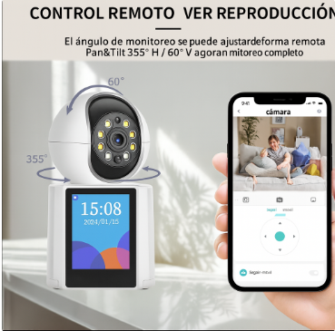 Cámara de Seguridad Inteligente WiFi Control desde el Móvil