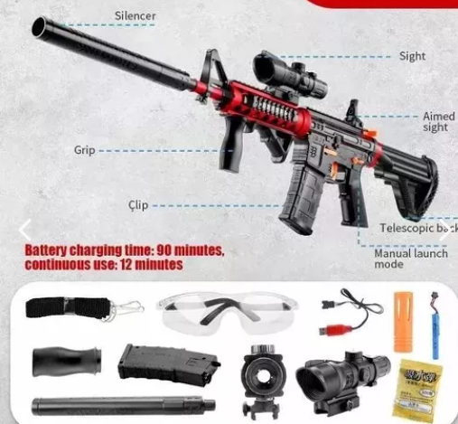 PISTOLA DE HIDROGEL M416