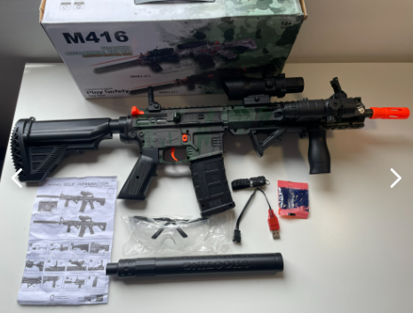 PISTOLA DE HIDROGEL M416