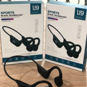 AUDÍFONOS CONDUCCIÓN OSEA INALÁMBRICOS U9 DEPORTES AL AIRE LIBRE