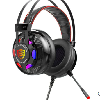 Diadema Gamer Rgb Microfono Bajos Profundos Auriculares V10