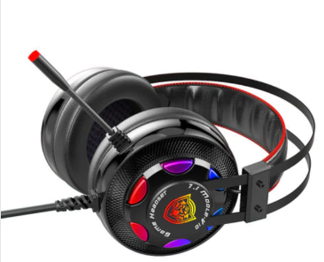 Diadema Gamer Rgb Microfono Bajos Profundos Auriculares V10