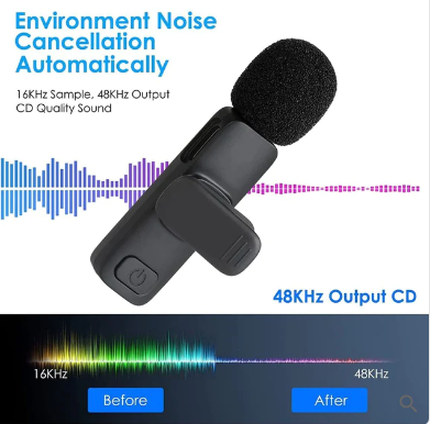 Micrófono Inalámbrico Lavalier para móvil