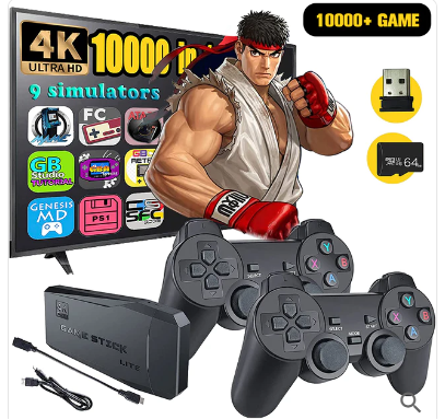 Consola De Juegos Retro Inalambrica 4k HDMI Game Stick 2.4G