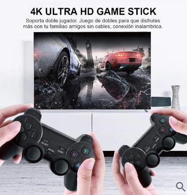 Consola De Juegos Retro Inalambrica 4k HDMI Game Stick 2.4G