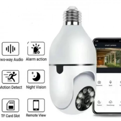 Cámara Wifi 360° con Visión Nocturna