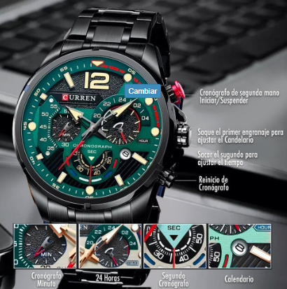 Reloj Curren 8395 Hombre Elegancia que destaca