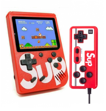 CONSOLA DE VIDEO JUEGOS PORTÁTIL GAMEBOY SUP PLUS 400 EN 1 + CONTROL