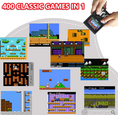 CONSOLA DE VIDEO JUEGOS PORTÁTIL GAMEBOY SUP 400 EN 1