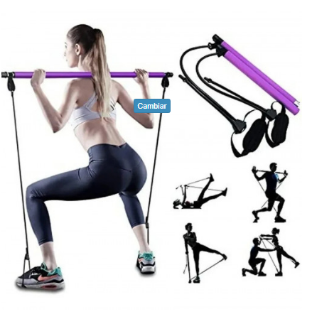 kit Banda de Pilates + Barra