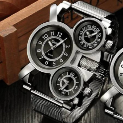 Reloj OULM 1167 Hombre Triple Hora y Estilo Único