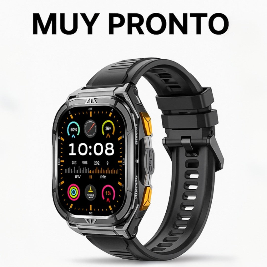 Reloj Inteligente X5 GPS Doble- AMOLED 1.96 Resistencia 5ATM