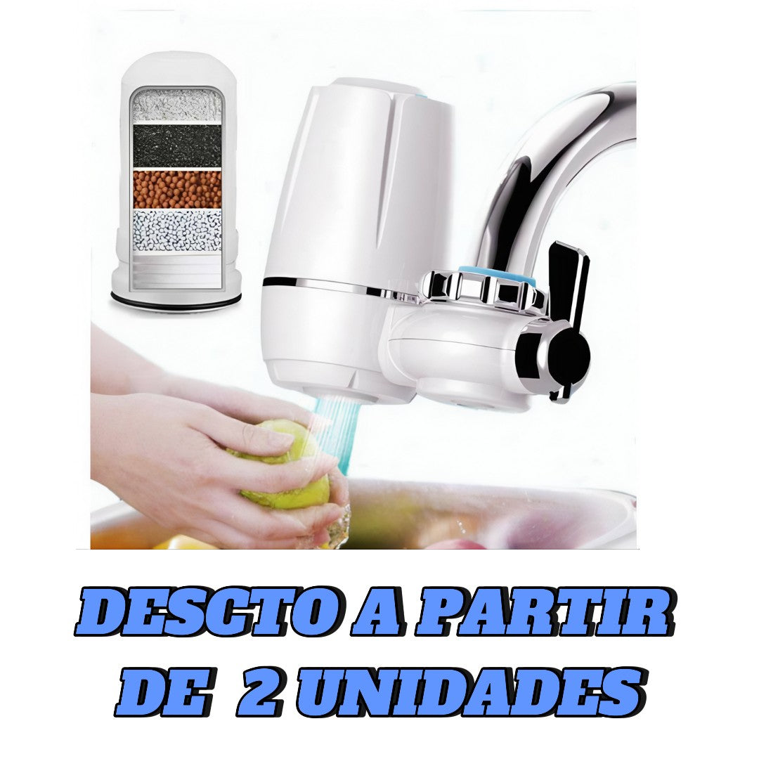 Filtro 7 niveles purificador de agua para llave grifo adaptable