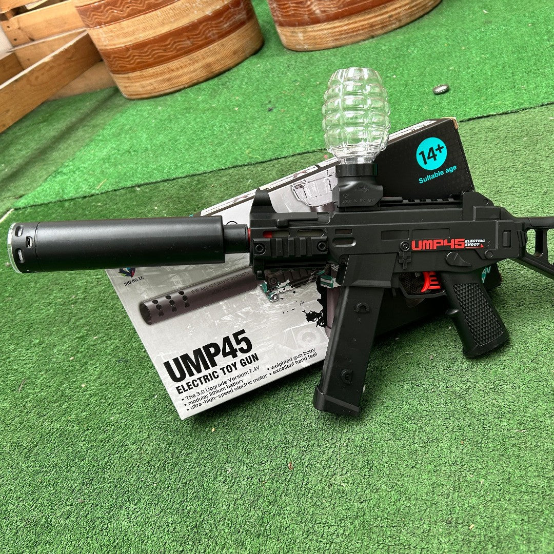 UMP45 Hidrogel Subfusil Compacto y Realista para Juegos Tácticos