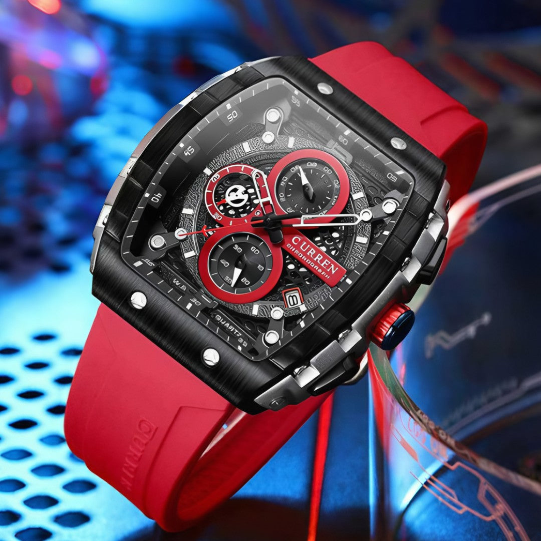 Reloj Curren 8422 Hombre Estilo Richard Mille y Cronógrafos