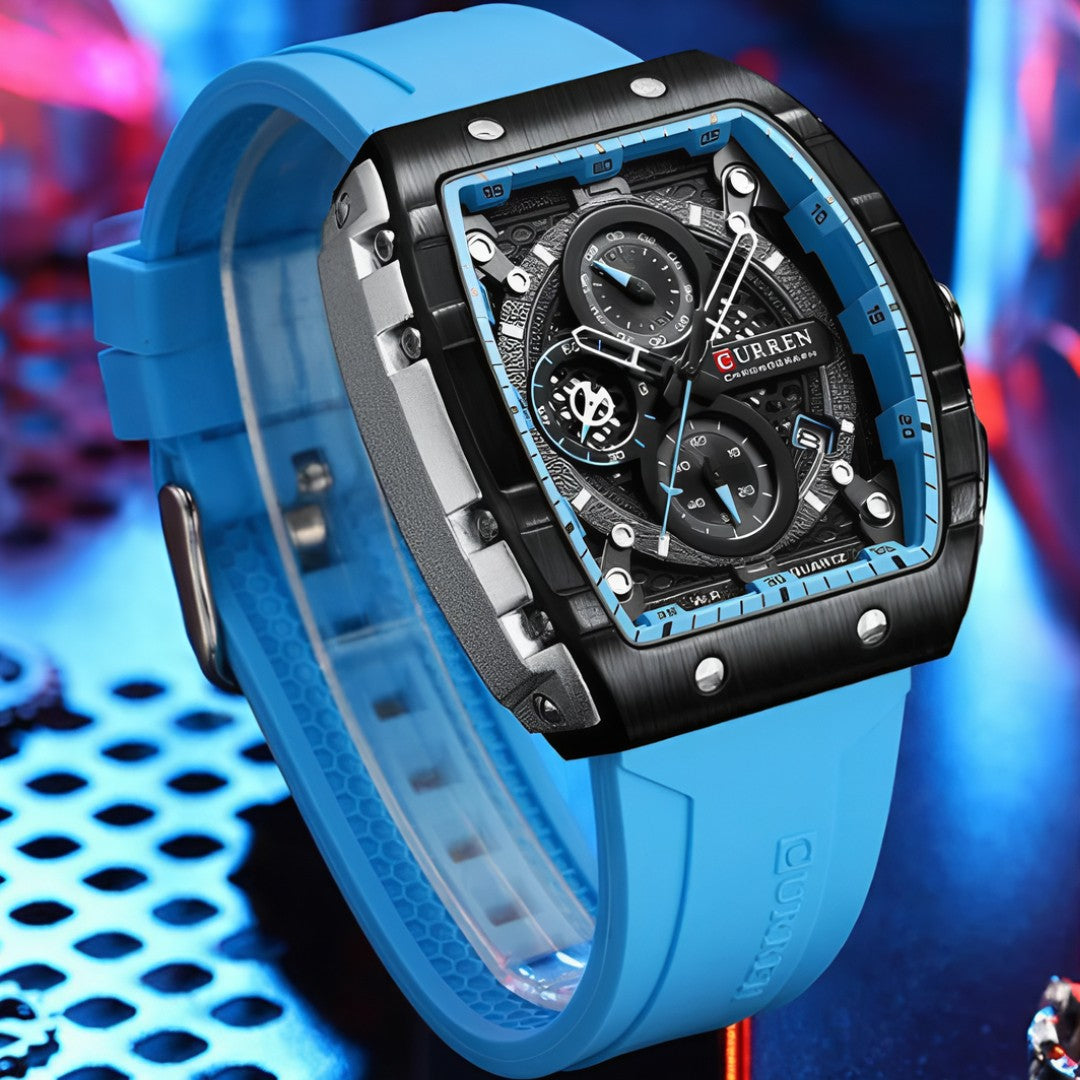 Reloj Curren 8422 Hombre Estilo Richard Mille y Cronógrafos