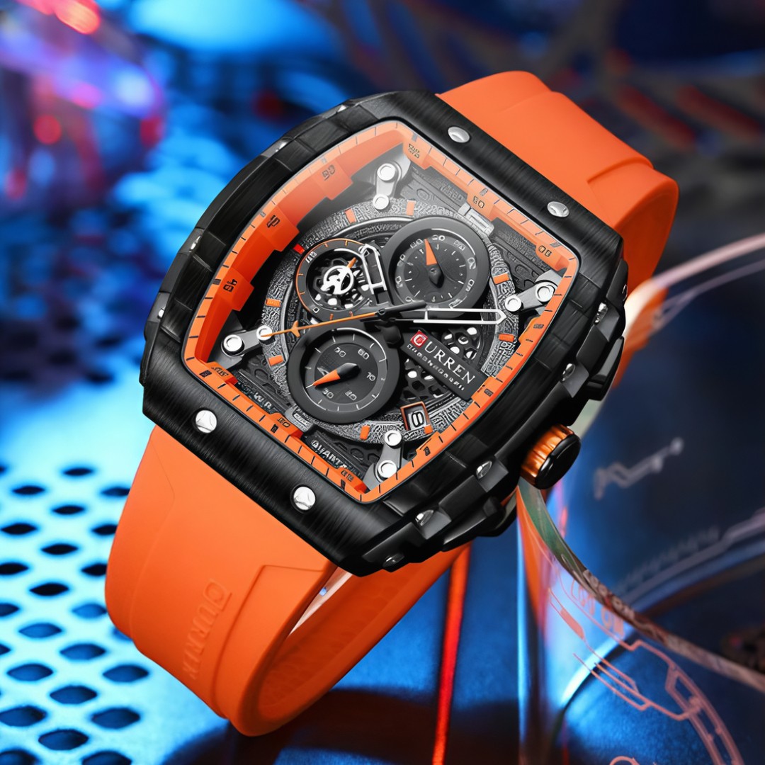 Reloj Curren 8422 Hombre Estilo Richard Mille y Cronógrafos