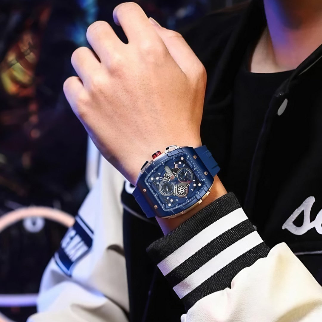 Reloj Curren 8422 Hombre Estilo Richard Mille y Cronógrafos