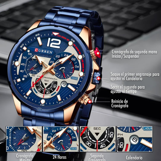Reloj Curren 8395 Hombre Elegancia que destaca