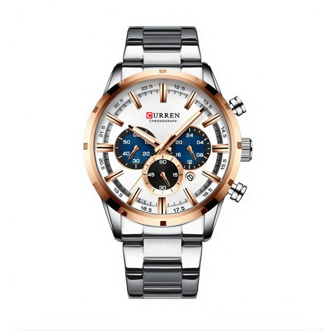 Reloj Curren Original 8355 Hombre Elegancia en Acero