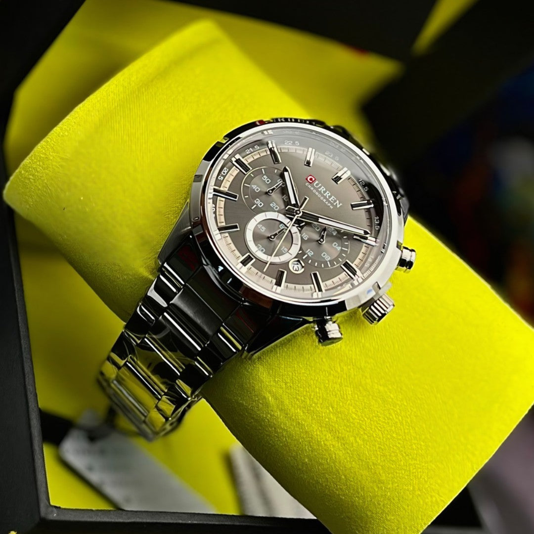 Reloj Curren Original 8355 Hombre Elegancia en Acero