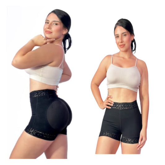 short cachetero con varillas