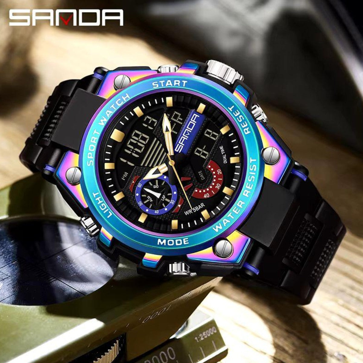 Reloj Deportivo SANDA 3302 para Hombre