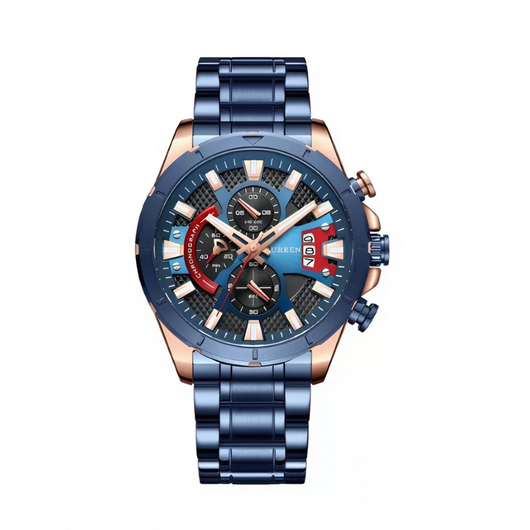 Reloj Curren 8401 Hombre Elegancia y Cronógrafos Funcionales