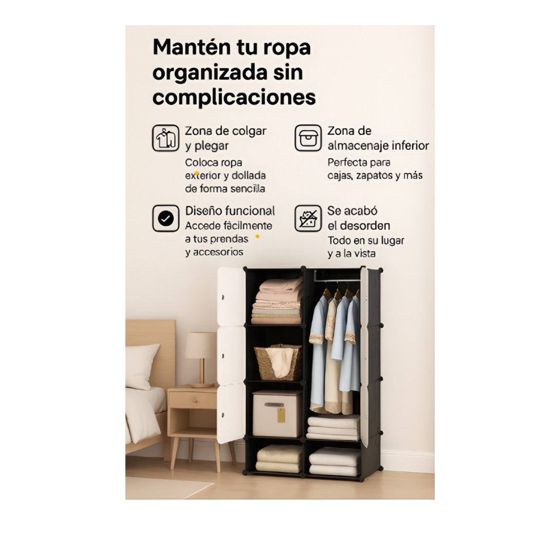 Armario Organizador con Cajones Funcional y Compacto