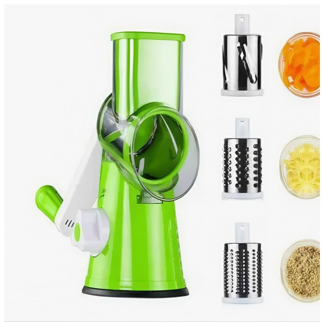 Rallador y Cortador de Verduras Manual 3 en 1