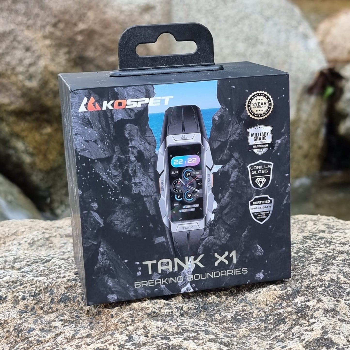 SMARTWATCH KOSPET TANK X1 BANDA INTELIGENTE 10 ATM ORIGINAL