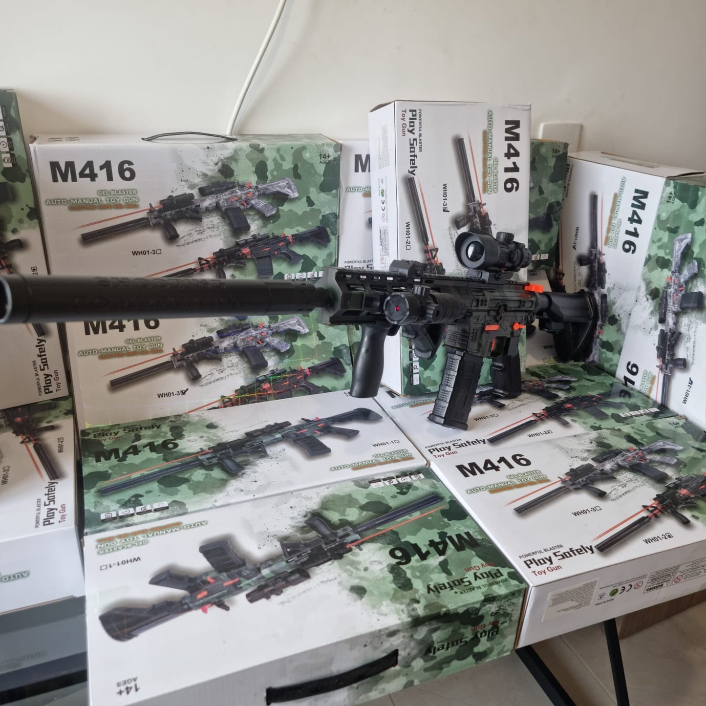 PISTOLA DE HIDROGEL M416