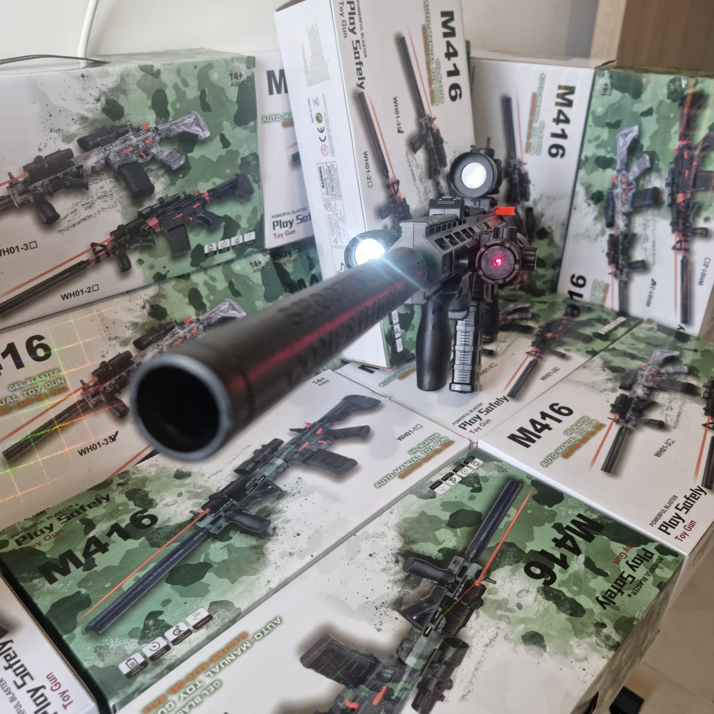 PISTOLA DE HIDROGEL M416
