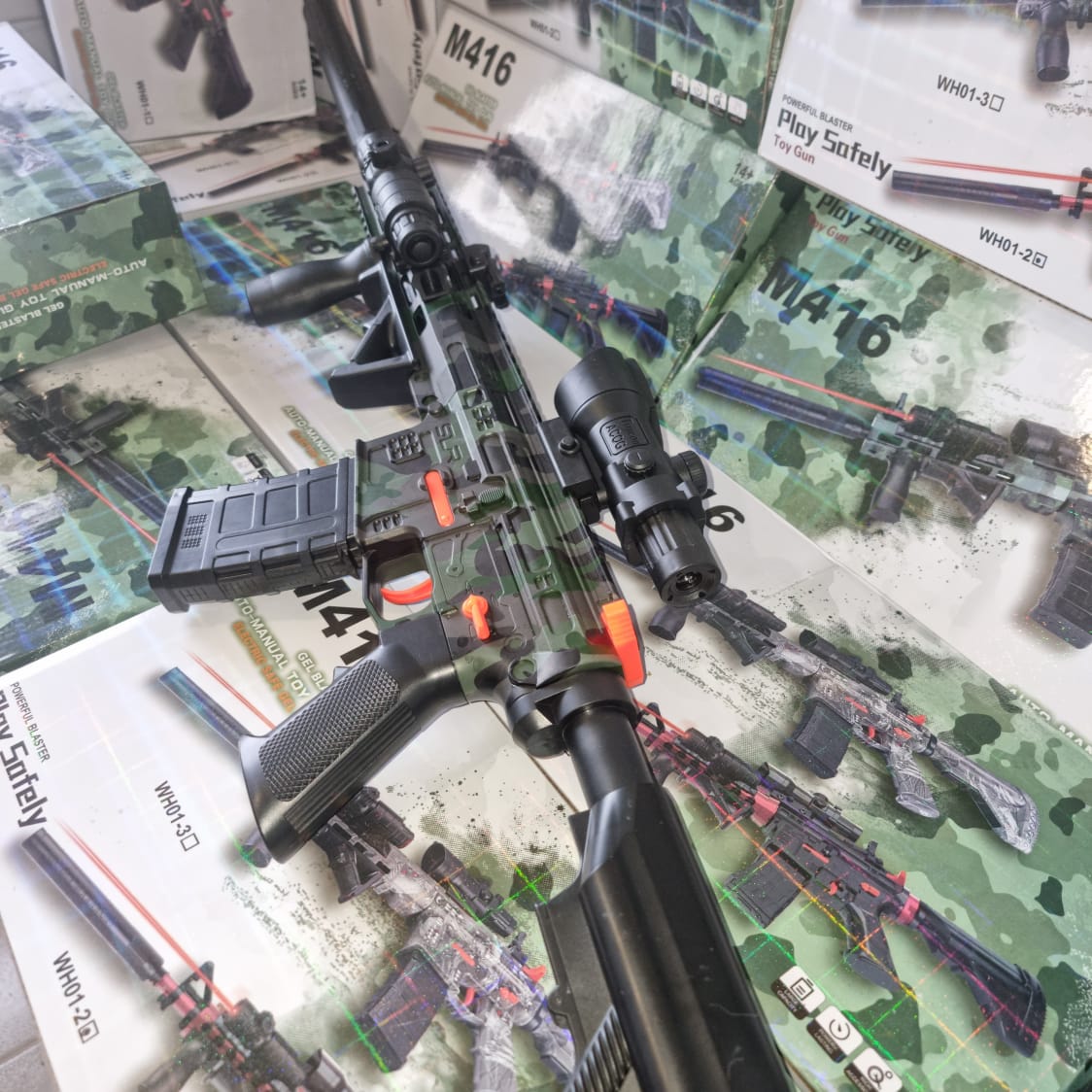 PISTOLA DE HIDROGEL M416
