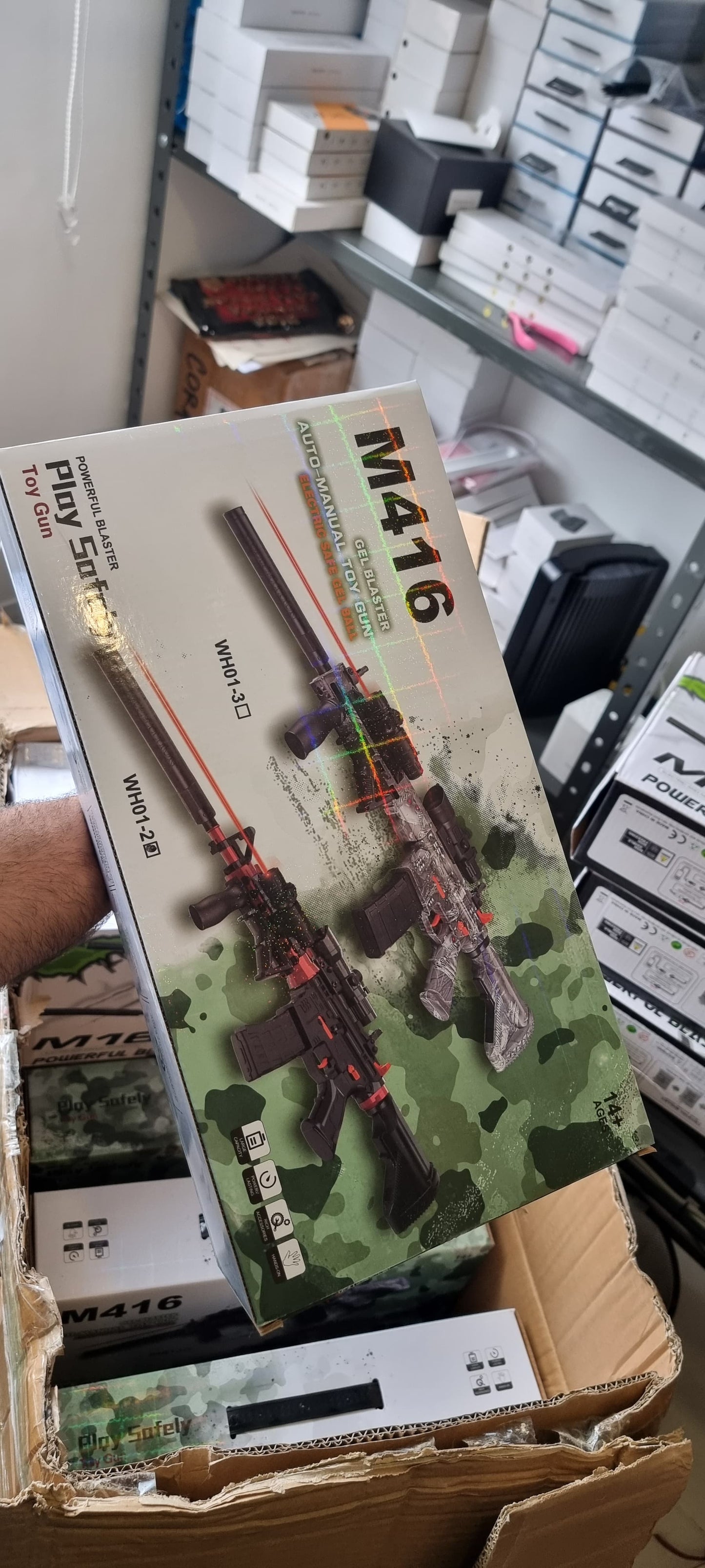 PISTOLA DE HIDROGEL M416