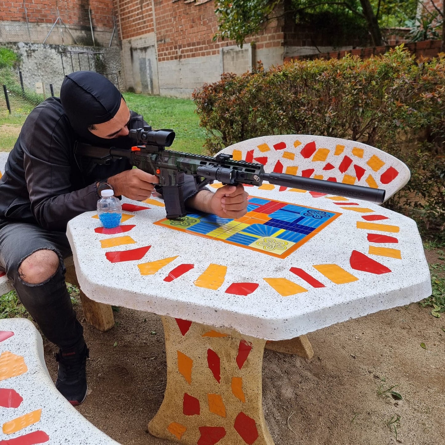 PISTOLA DE HIDROGEL M416