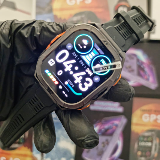 Reloj Inteligente X5 GPS Doble- AMOLED 1.96 Resistencia 5ATM