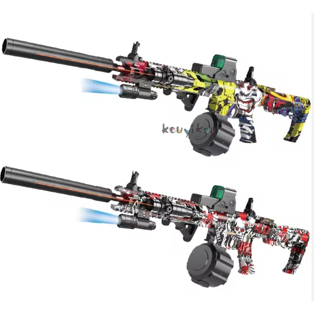 Rifle M4 de Hidrogel Mira + Laser + 2 Proveedores