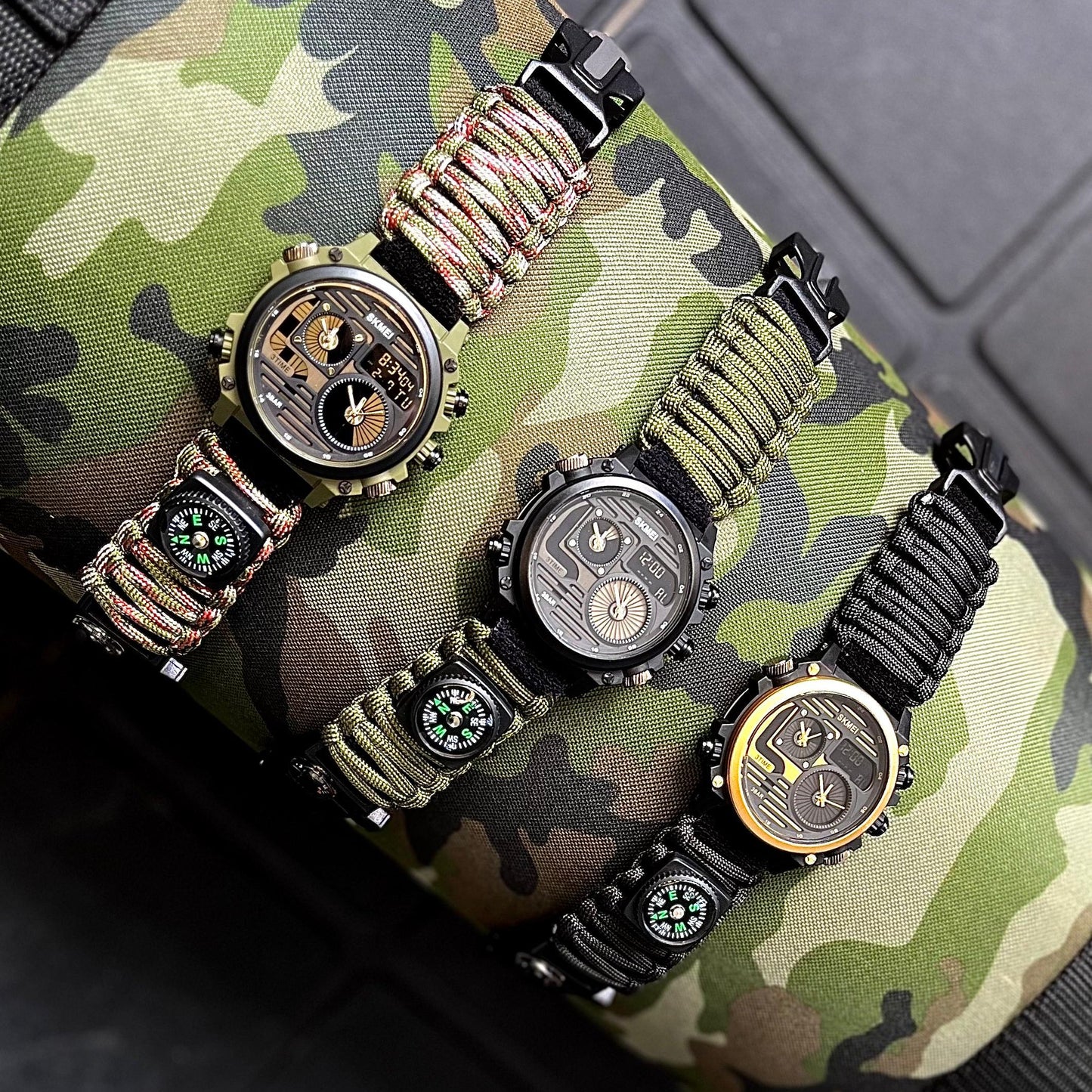 Reloj SKMEI 2202 Supervivencia Resistente y Multifuncional