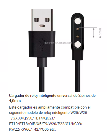 Cable Cargador Usb Universal Smart Watch
