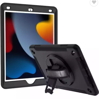 Funda para iPad cuerpo completo a prueba de caídas, soporte giratorio 360