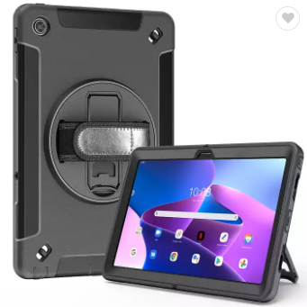 Funda para iPad cuerpo completo a prueba de caídas, soporte giratorio 360