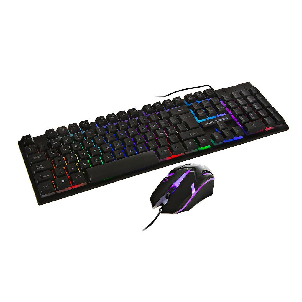 COMBO DE TECLADO GAMER JEDEL 4 EN 1