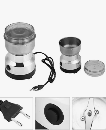 Molinillo Eléctrico de Café y Especias  Acero Inoxidable 300W