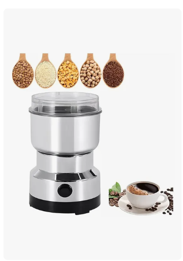 Molinillo Eléctrico de Café y Especias  Acero Inoxidable 300W