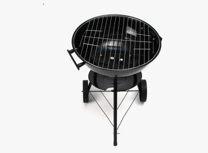 Parrilla Portátil de Carbón con Tapa Asados en Cualquier Lugar