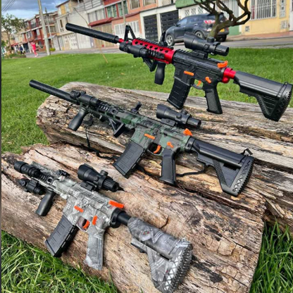 Rifle M416 de Hidrogel + Laser