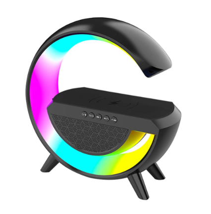 Lampara G Luz Led Rgb Speaker Recargable Bluetooth Hm-2301